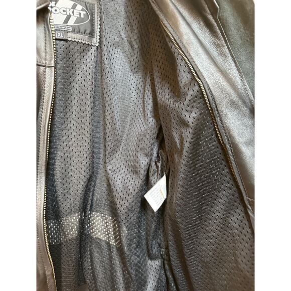 Joe Rocket Women’s Leather Motorcycle Jacket – Size XL – Heavy Duty Cruiser - Picture 8 of 14